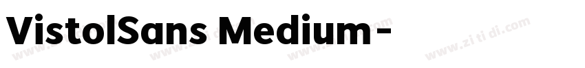 VistolSans Medium字体转换